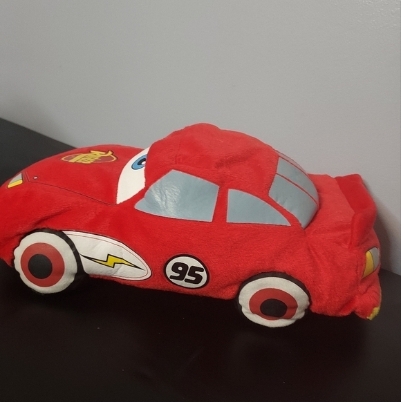Disney Pixar Cars Lighting McQueen Plush - Picture 4 of 10